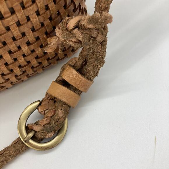 Patricia Nash (SMALL) brown leather basket weave (ASIS) - Picture 4 of 10